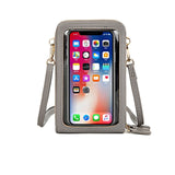 Mini Crossbody Shoulder Bags Women Multi-functional Touchable Cell Phone Pocket Card Purse Ladies Small Bag Female Messenger Bag