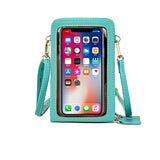 Mini Crossbody Shoulder Bags Women Multi-functional Touchable Cell Phone Pocket Card Purse Ladies Small Bag Female Messenger Bag