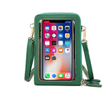 Mini Crossbody Shoulder Bags Women Multi-functional Touchable Cell Phone Pocket Card Purse Ladies Small Bag Female Messenger Bag