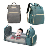Mommy Diaper Bag Newborn Baby Bed Backpack  Crib Bassinet Travel Convenience Free Send Hooks With  Pad