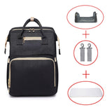 Mommy Diaper Bag Newborn Baby Bed Backpack  Crib Bassinet Travel Convenience Free Send Hooks With  Pad