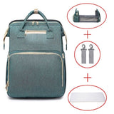 Mommy Diaper Bag Newborn Baby Bed Backpack  Crib Bassinet Travel Convenience Free Send Hooks With  Pad