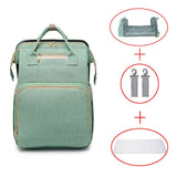 Mommy Diaper Bag Newborn Baby Bed Backpack  Crib Bassinet Travel Convenience Free Send Hooks With  Pad