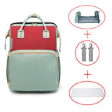 Mommy Diaper Bag Newborn Baby Bed Backpack  Crib Bassinet Travel Convenience Free Send Hooks With  Pad
