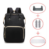Mommy Diaper Bag Newborn Baby Bed Backpack  Crib Bassinet Travel Convenience Free Send Hooks With  Pad
