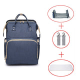Mommy Diaper Bag Newborn Baby Bed Backpack  Crib Bassinet Travel Convenience Free Send Hooks With  Pad