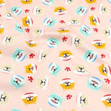 Pink Bear Unicorn Animals Cotton Twill kids Fabric , Patchwork Cloth, Sewing Quilting Fat Quarters Material For Baby & Child