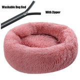 Thick cutton round dog bed super soft long plush pet cat mat for dogs nest Cushion Bed winter warm  pets sofa Dog Kennel