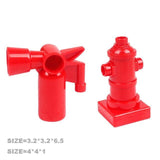 Creativity Big Size Building Blocks Construction Mechanical Accessories Hook Ladder Compatible Duplos Assemble Toys For Children - shopwishi 