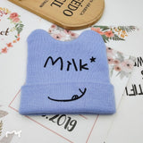 2020 New Fashion Children Winter Hats Baby Kids Girl Solid Knitted Beanies Caps Hair Ball Thick Baby Boys Girls Winter Warm Hat