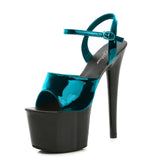 Stripper Heels Women Shoes 2020 Summer Platform High Heels Sandals Thin-heeled 17cm Mixed Colors Sexy Waterproof  Wedding shoe