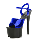Stripper Heels Women Shoes 2020 Summer Platform High Heels Sandals Thin-heeled 17cm Mixed Colors Sexy Waterproof  Wedding shoe