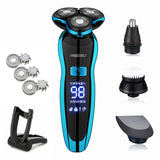 Fast Charging Rechargeable Electric Shaver Machine for Men Beard for Wet-Dry Dual Use and Water Proof