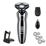 Fast Charging Rechargeable Electric Shaver Machine for Men Beard for Wet-Dry Dual Use and Water Proof