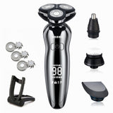 Fast Charging Rechargeable Electric Shaver Machine for Men Beard for Wet-Dry Dual Use and Water Proof