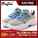 FUJIN Women Casual Sneakers Winter Sneakers Breathable Women's Shoes Female Summer Comrfortable Platform Snow Boots Shoes Women