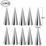 5/10Pcs Conical Tube Cone Roll Moulds Spiral Croissants Molds Cream Horn Mould Pastry Mold Cookie Dessert Kitchen Baking Tool