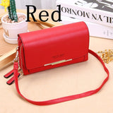 Women Messenger Square Handbag with Cloth Pattern & Turn Lock Design