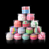 100pcs Rainbow Cupcake Liner Paper Cup