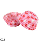 100pcs Rainbow Cupcake Liner Paper Cup