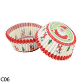 100pcs Rainbow Cupcake Liner Paper Cup