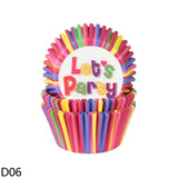 100pcs Rainbow Cupcake Liner Paper Cup