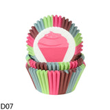 100pcs Rainbow Cupcake Liner Paper Cup