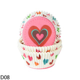 100pcs Rainbow Cupcake Liner Paper Cup
