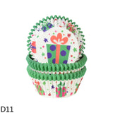100pcs Rainbow Cupcake Liner Paper Cup