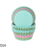 100pcs Rainbow Cupcake Liner Paper Cup