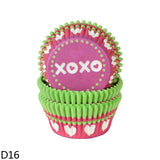 100pcs Rainbow Cupcake Liner Paper Cup