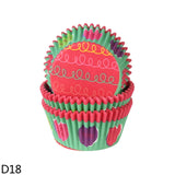 100pcs Rainbow Cupcake Liner Paper Cup