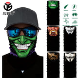 3D Seamless Multifunction Magic Comic Characters Tubular Skull Shield Face Guard Headband Bandana Headwear Ring Head Scarf Men