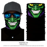 3D Seamless Multifunction Magic Comic Characters Tubular Skull Shield Face Guard Headband Bandana Headwear Ring Head Scarf Men