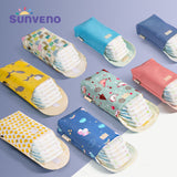 Sunveno Reusable Waterproof Fashion Print Diaper Bag Organizer Travel Bag