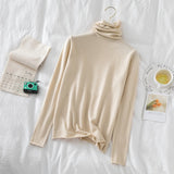 Turtleneck Women Sweaters 2020 Autumn Winter Sweater Knitted Pullover Long Sleeve Woman Sweaters Tops Soft Jumper Pull Femme