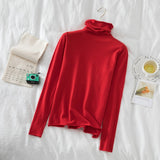Turtleneck Women Sweaters 2020 Autumn Winter Sweater Knitted Pullover Long Sleeve Woman Sweaters Tops Soft Jumper Pull Femme
