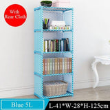 Assemble Bookshelf Non-woven Fabric Storage Rack Table Book Shelf Stand Holder Bookcases Furniture Organizer Shelf for Home - shopwishi 