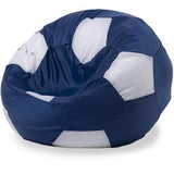 Bean bag, Puffberi, Oxford, blue and white, chair armchair sofa sofas puff ball - shopwishi 