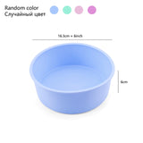 Random Color Silicone Cake Round Shape Mold Kitchen Bakeware DIY Desserts Baking Mold Mousse Cake Moulds Baking Pan Tools