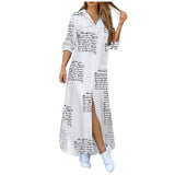 Autumn Denim Long Dress with Long Sleeve