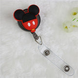 eTya Cartoon Cute Silicone Credit Card Holder Women Men Kid Student  Retractable Badge Reel ID Name Bus Card Badge Holder
