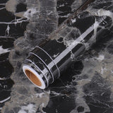1M/2M Waterproof Marble Wallpaper Vinyl Self Adhesive Film Living Room Wall Decor Kitchen Cabinets Desktop Drawer Contact Paper