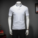 T Shirt Casual Patchwork Short Sleeve T Shirt Mens Clothing Trend Casual Slim Fit Hip-Hop Top Tees 5XL