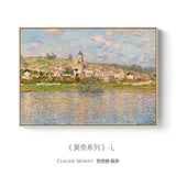Modern Abstract Landscape Wall Art Famous Monet Canvas Painting Nordic Poster Print Wall Picture for Living Room Home Decorative - shopwishi 