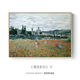 Modern Abstract Landscape Wall Art Famous Monet Canvas Painting Nordic Poster Print Wall Picture for Living Room Home Decorative - shopwishi 