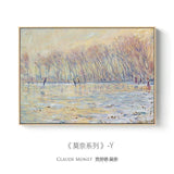 Modern Abstract Landscape Wall Art Famous Monet Canvas Painting Nordic Poster Print Wall Picture for Living Room Home Decorative - shopwishi 