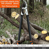 DTBD Garden Tree Pruning Shears High Branch Pruning Tool  Long Reach Aluminium Handle Fruit Knife Picker Pruner Garden Tools