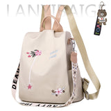 Fashion Backpack Women Oxford Cloth Shoulder Bag School Bags for Teenage Girls Light Ladies Travel Backpack mochila feminina