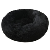 Big Pet Kennel Fuzzy Round Plush Cat Bed House Soft Long Plush Pet Dog Bed Nest Winter Warm Sleeping Cat Pet Bed Mat Cat House